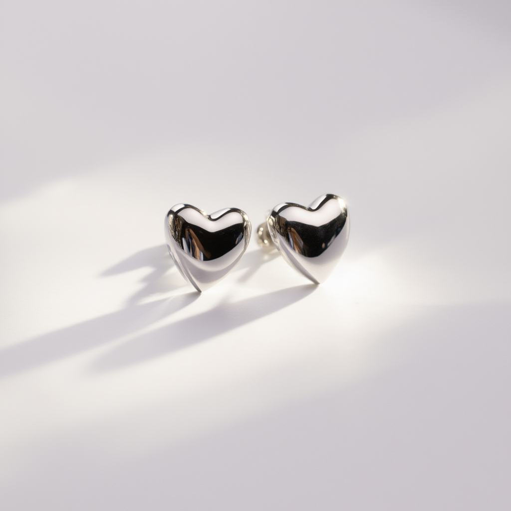 Amore Earrings - Silver