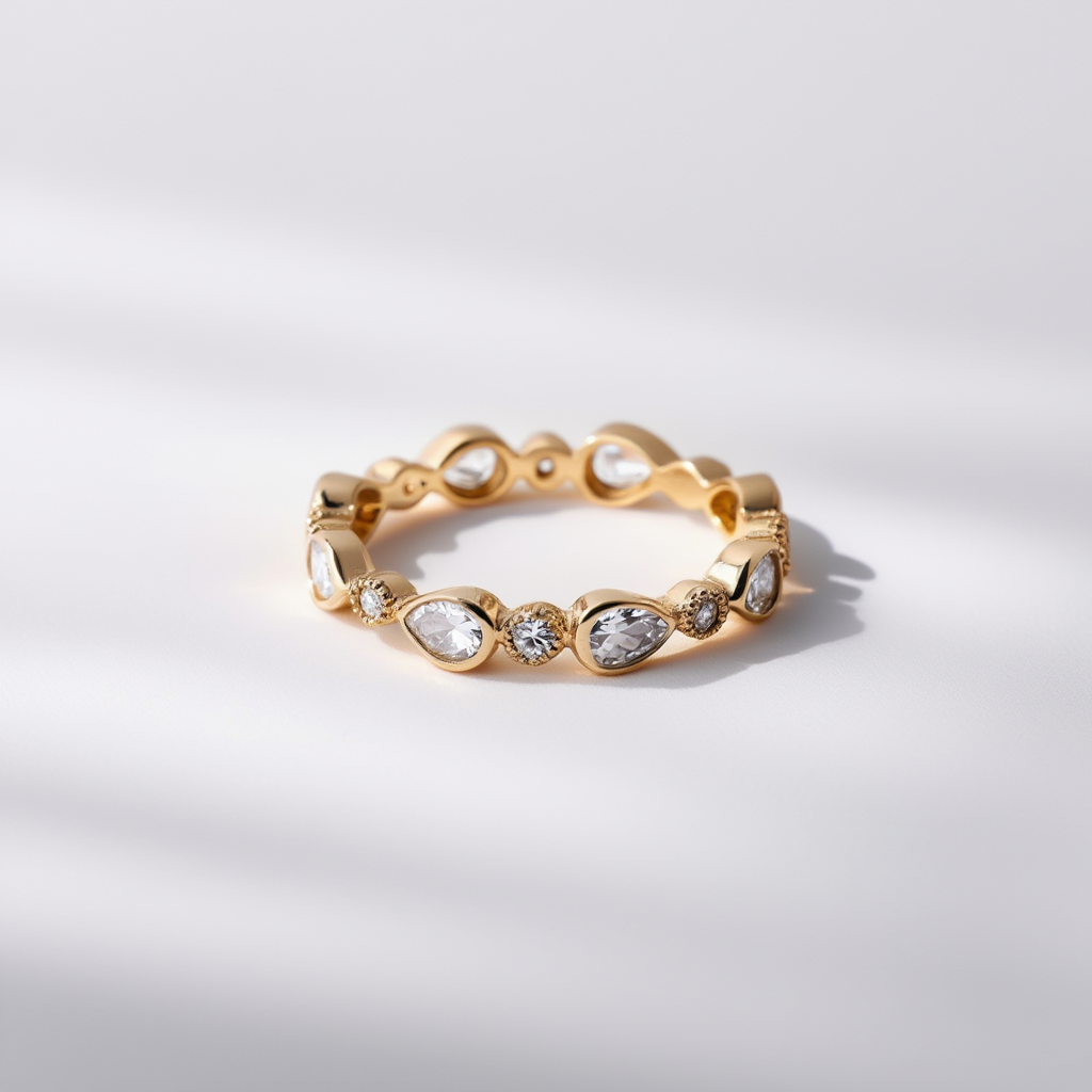 Pear Stacking Ring