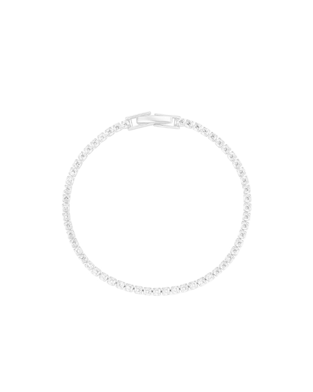 Charlotte Bracelet 2mm - Bright Silver