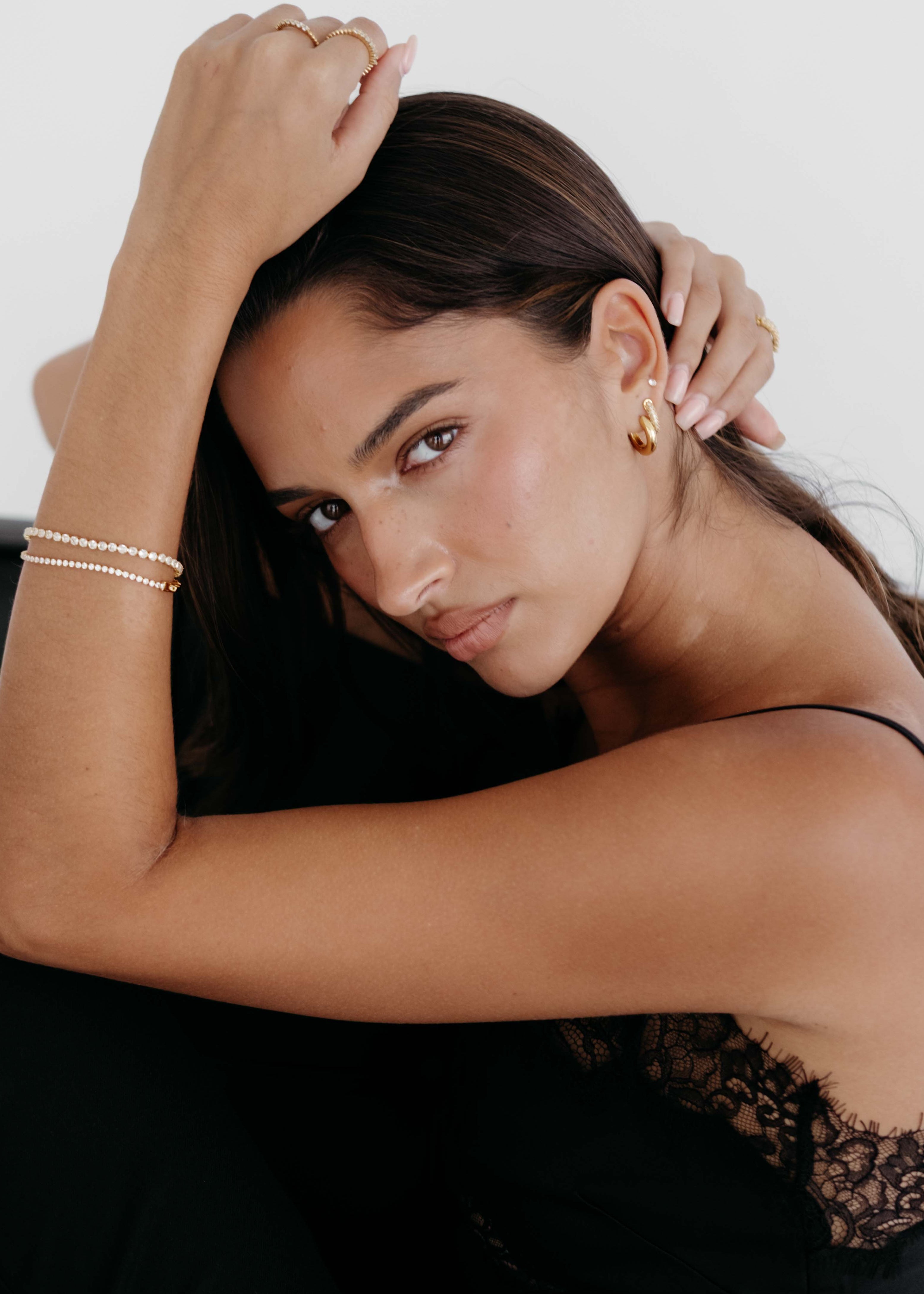 Charlotte Bracelet 3mm - Gold