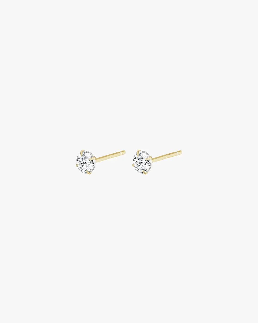 Aoi Studs (4 Sizes) - Gold - AYUNA