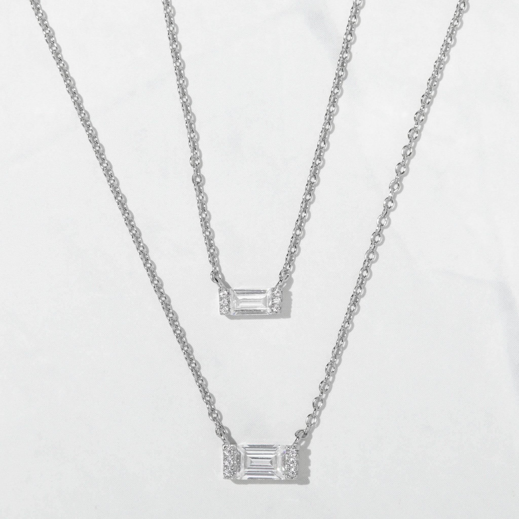 Baguette Necklace - AYUNA