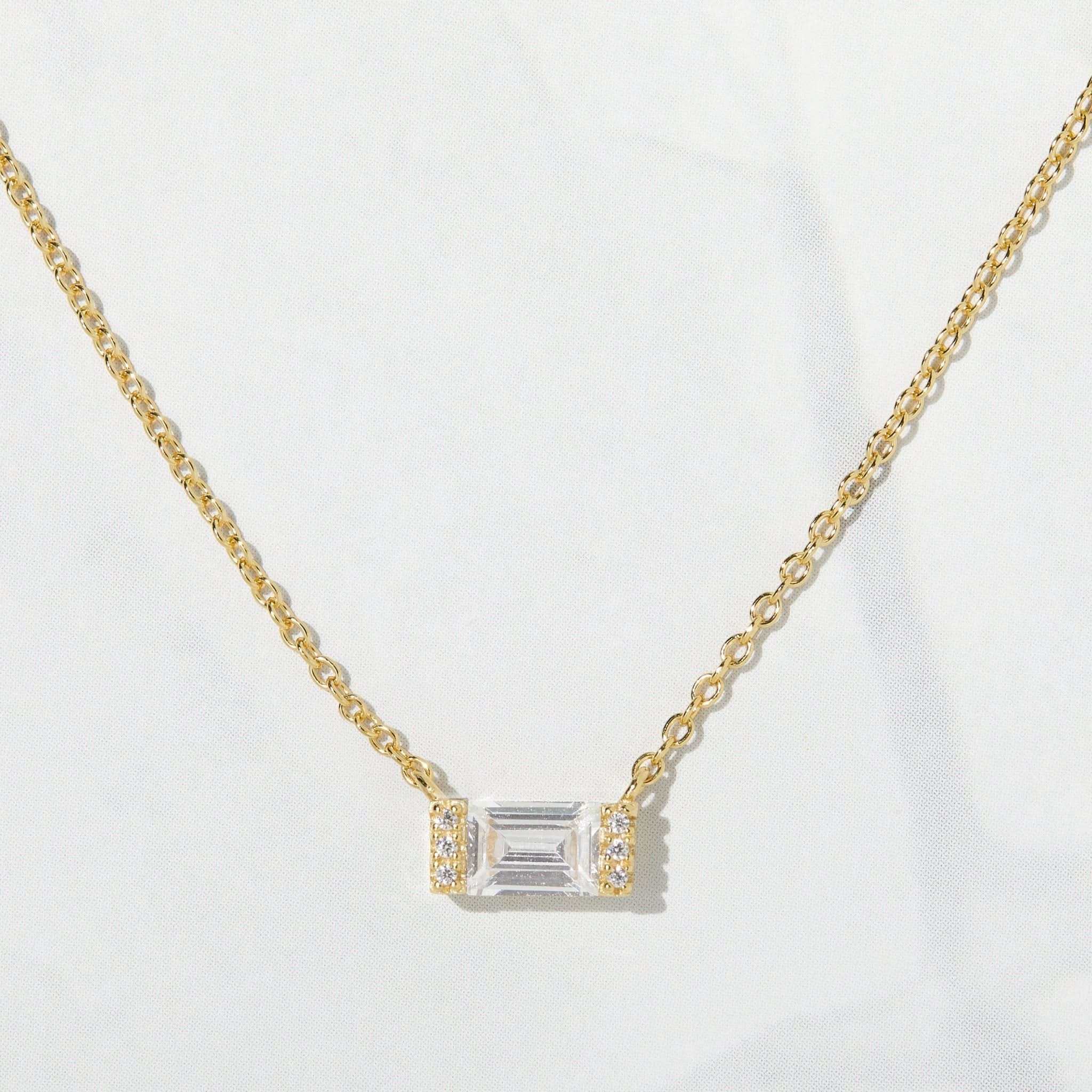 Baguette Necklace - AYUNA
