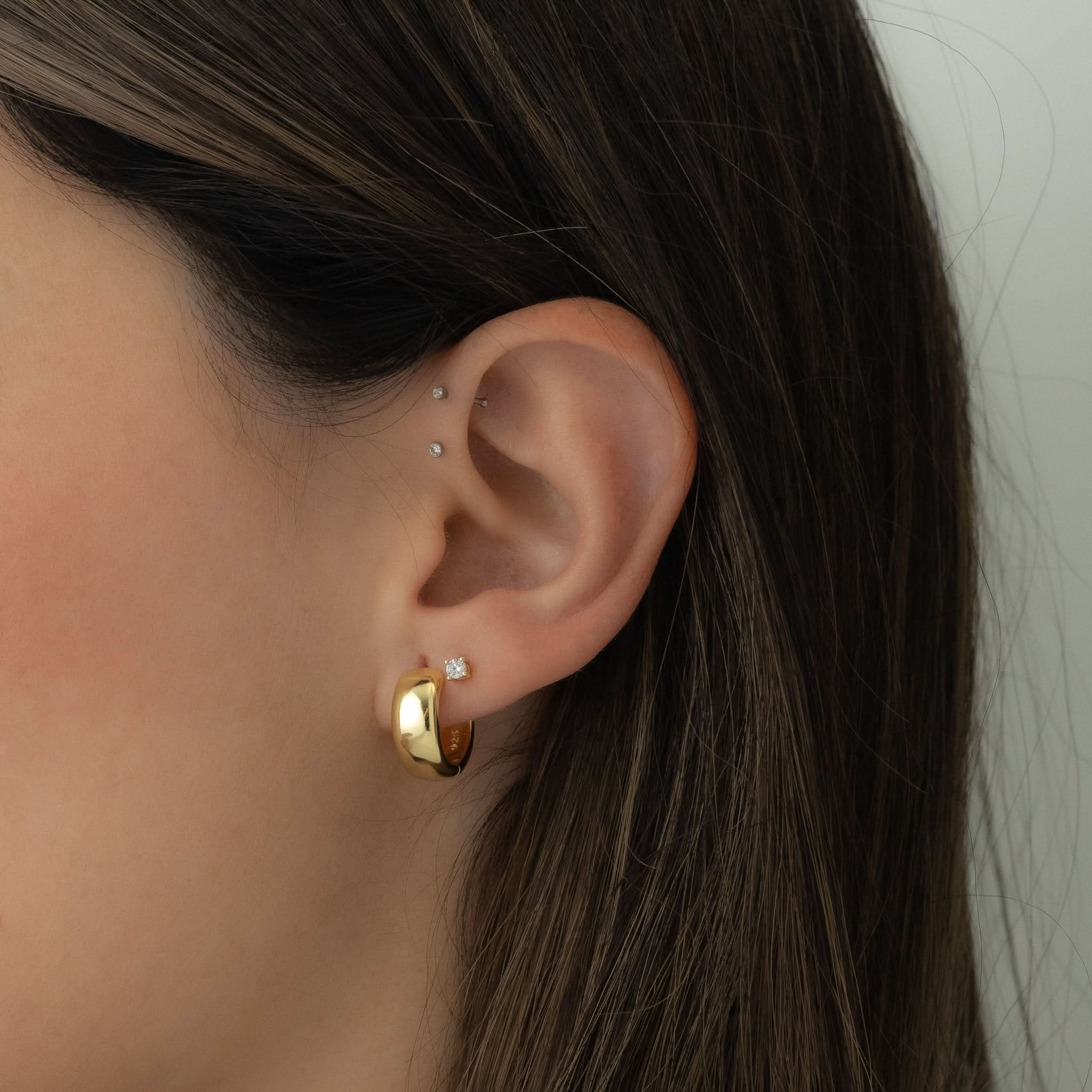 Chunky Olivia Hoops - AYUNA