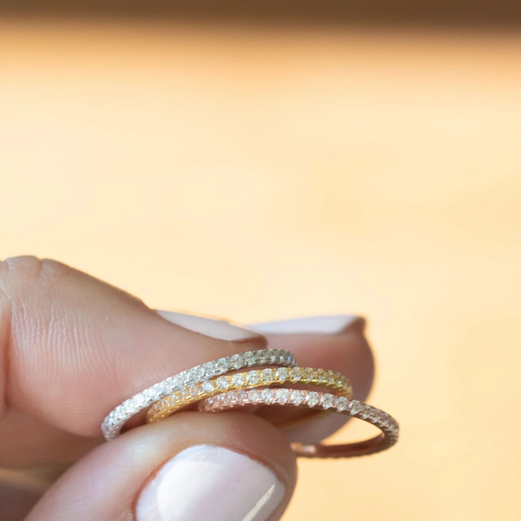CZ Eternity Ring - AYUNA
