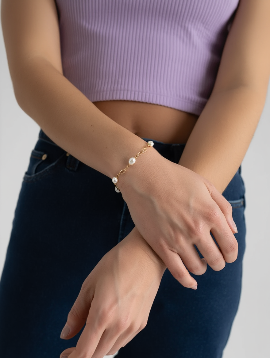 Natural Pearl Bracelet