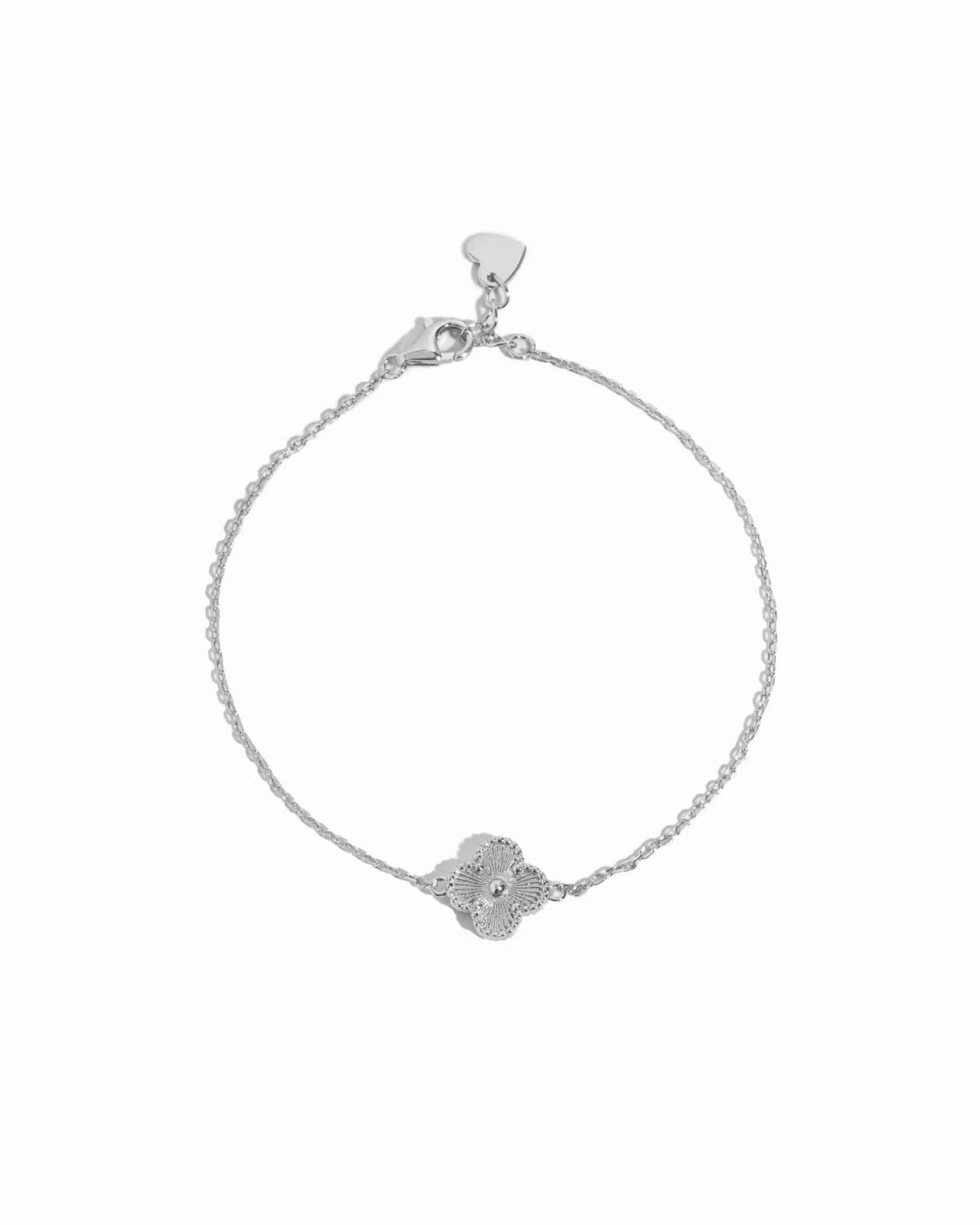 Dahlia Single Four Leaf Clover Bracelet