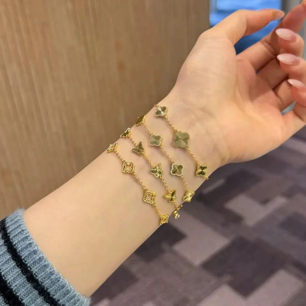 Dainty Clover Bracelet - AYUNA