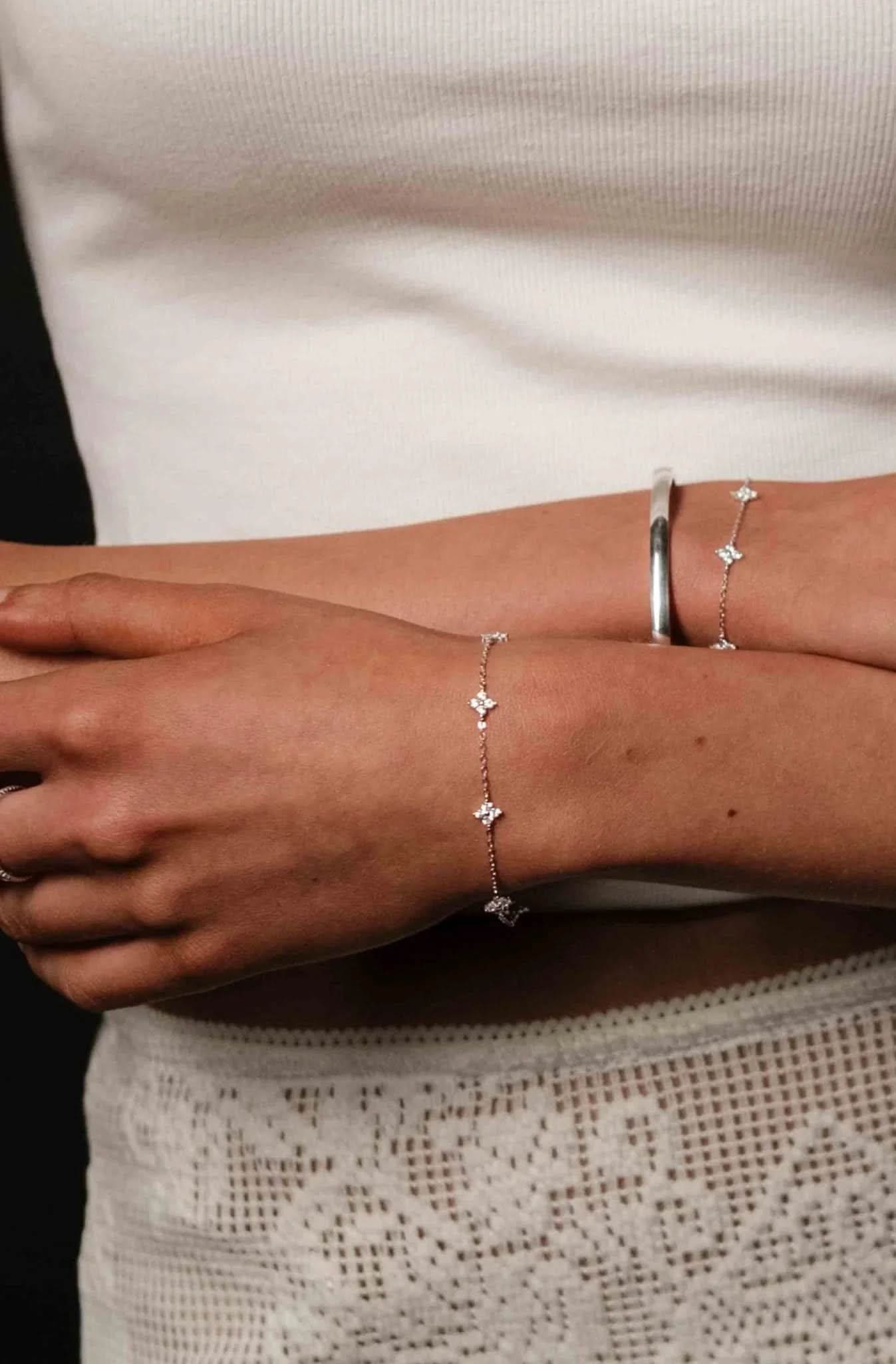 Loria Bracelet - Silver - AYUNA