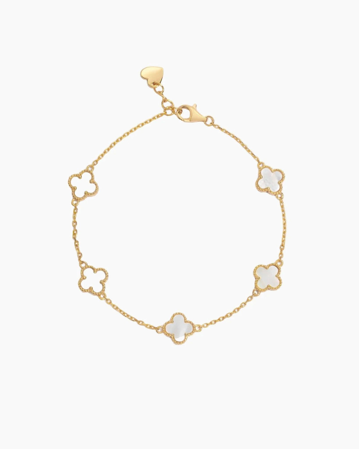 Mother of Pearl Clover Bracelet