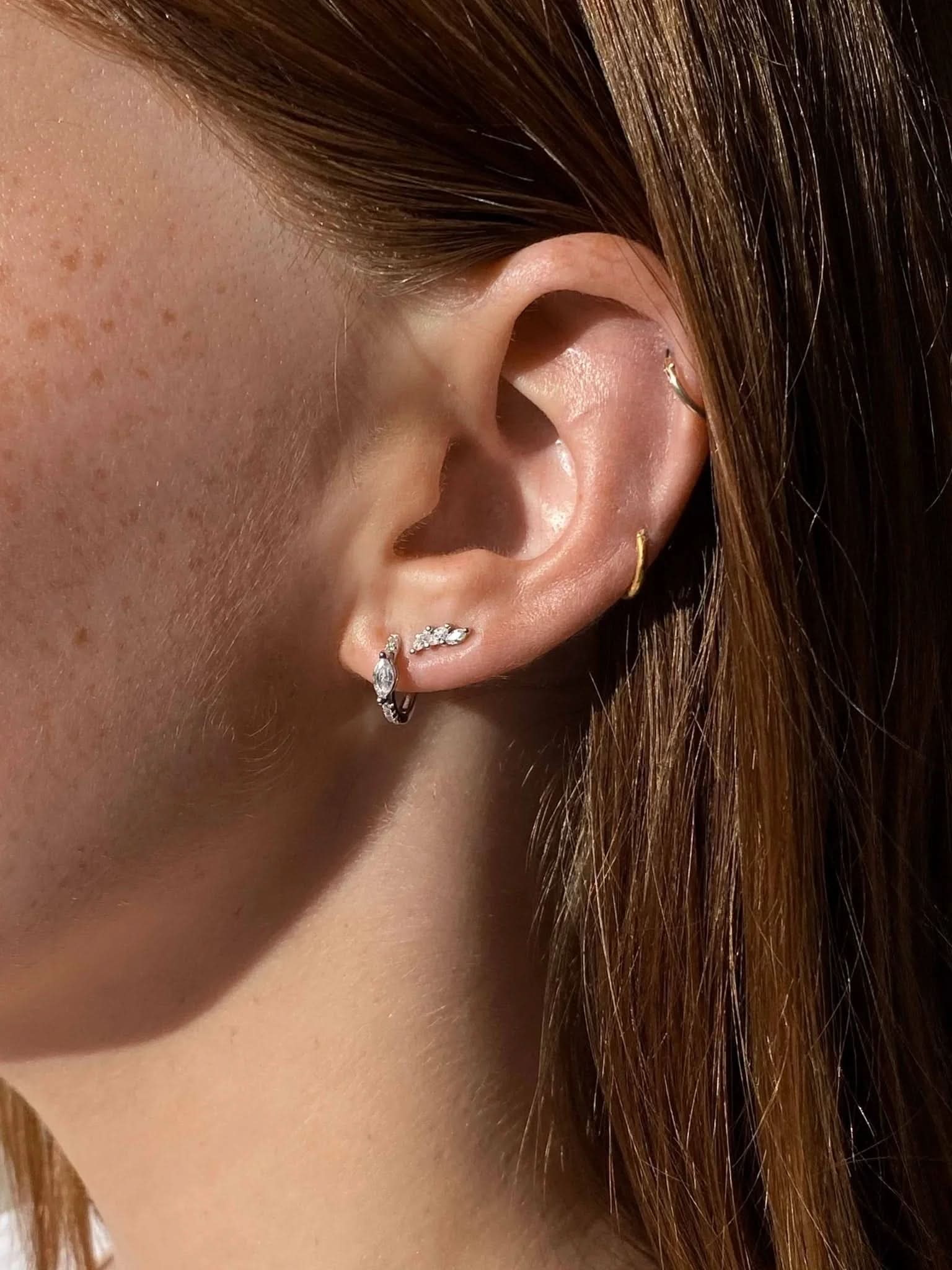 Posie Studs - Silver - AYUNA