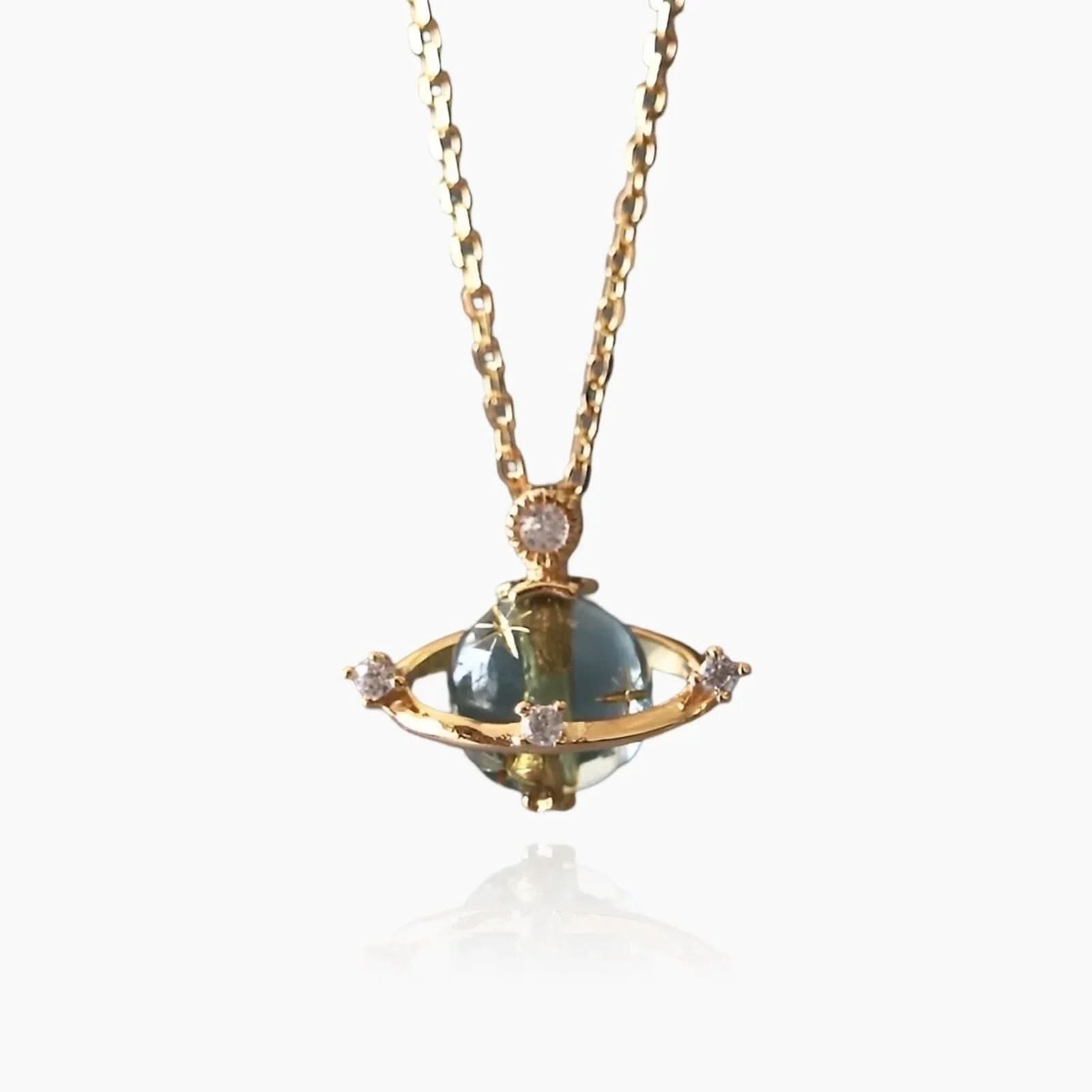Saturn Planet Necklace - AYUNA