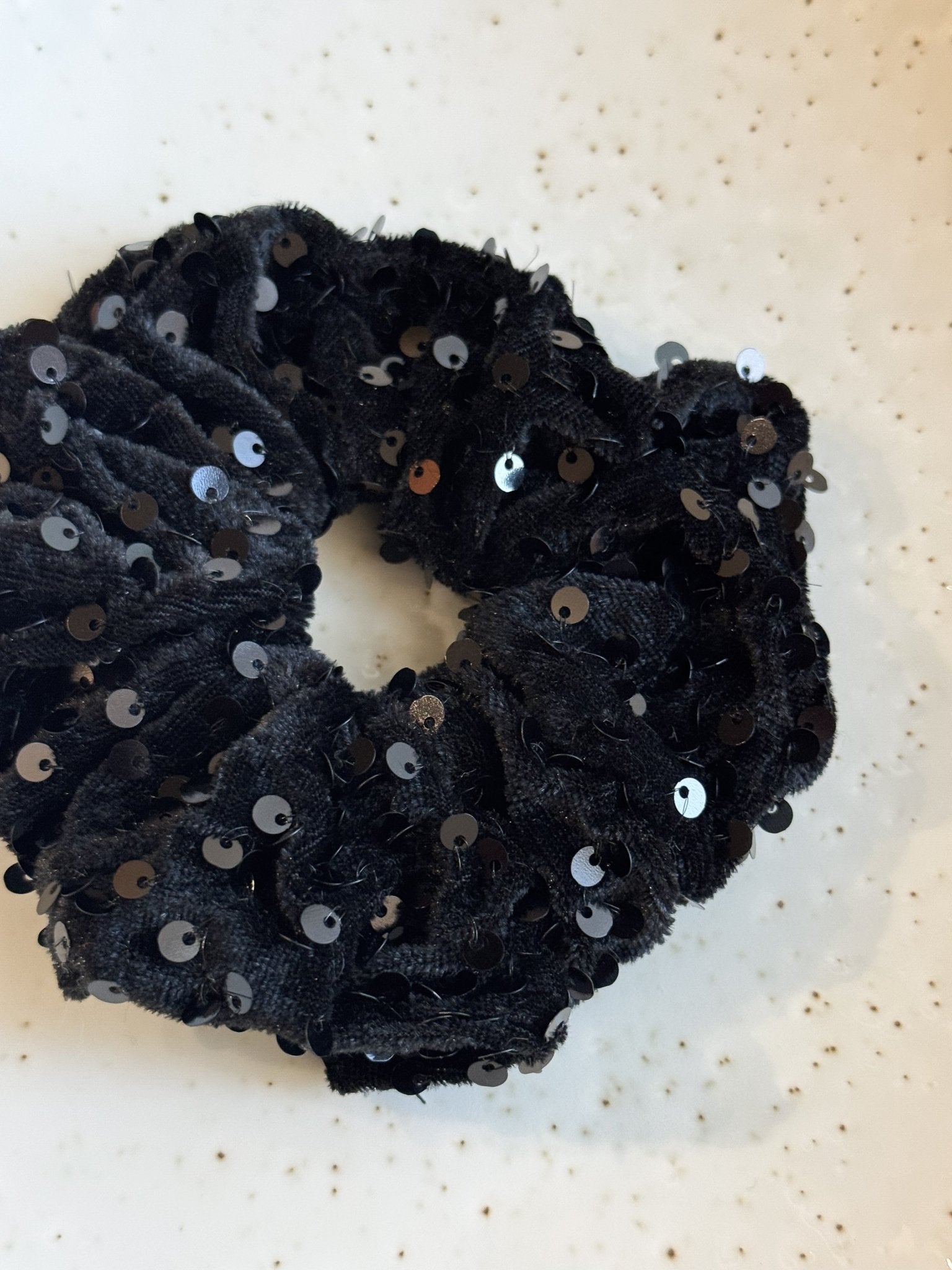 Scrunchie Glam Black