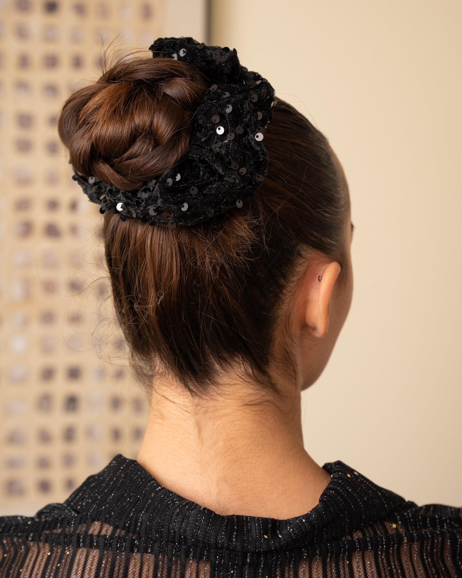 Scrunchie Glam Black