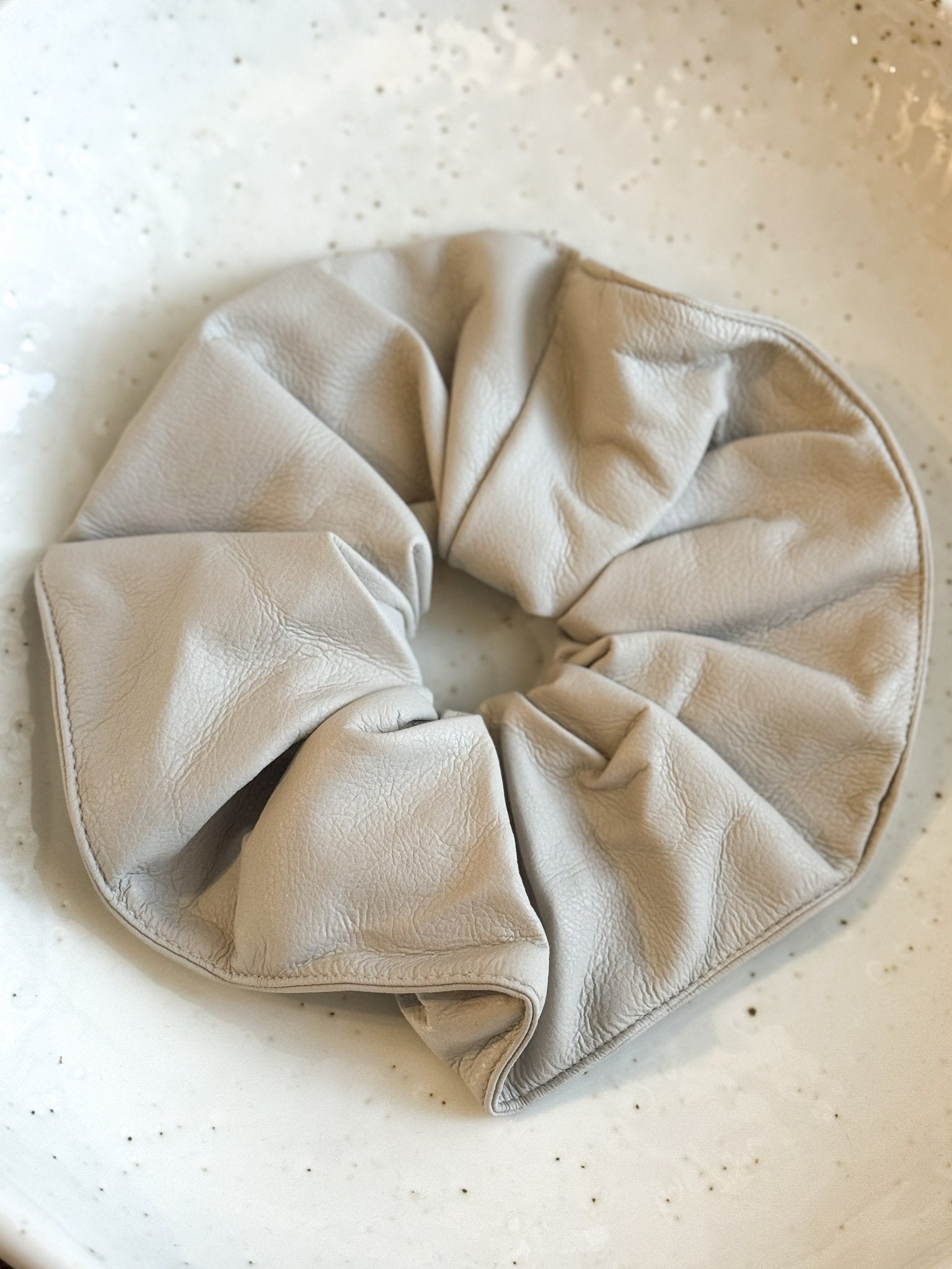 Scrunchie PU Offwhite