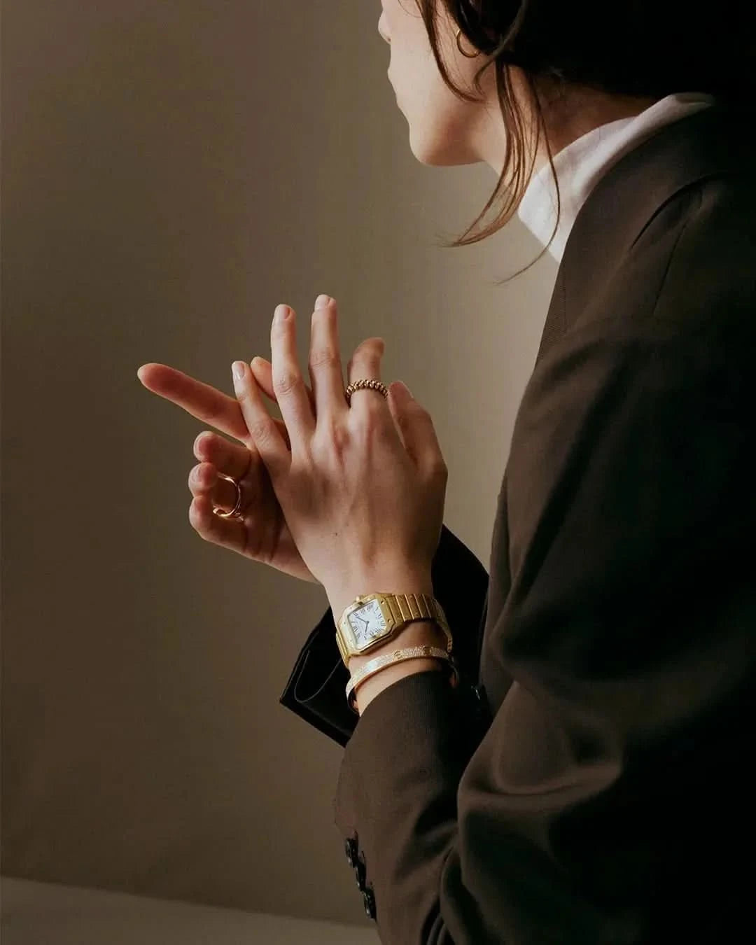 Square Santos Squartz Watch - AYUNA