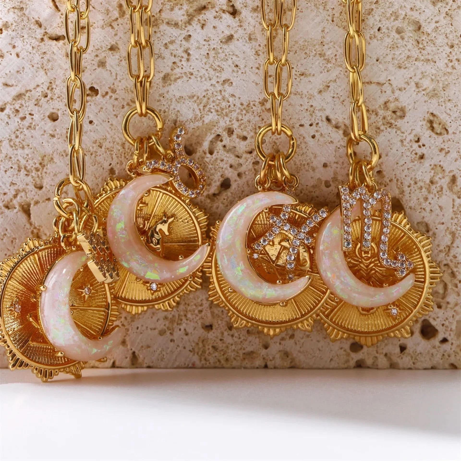 Zodiac Opal Necklace - AYUNA
