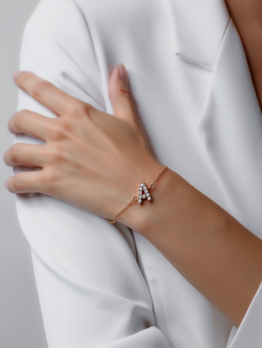 Pulsera con inicial de Lima