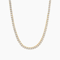 3mm Diamond Tennis Necklace - AYUNA