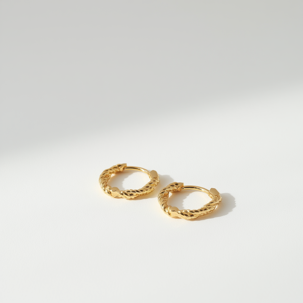 8mm Spiral Huggie
