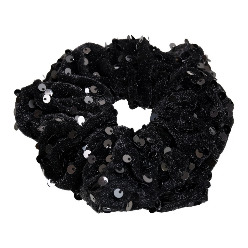 Scrunchie Glam Black