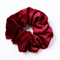 Scrunchie Burgundy Velvet