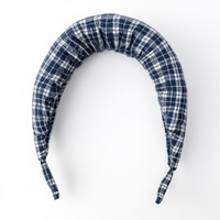 Headband Checked Grey
