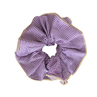 Scrunchie Big Gingham Lila
