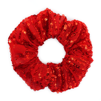 Scrunchie Glam Red