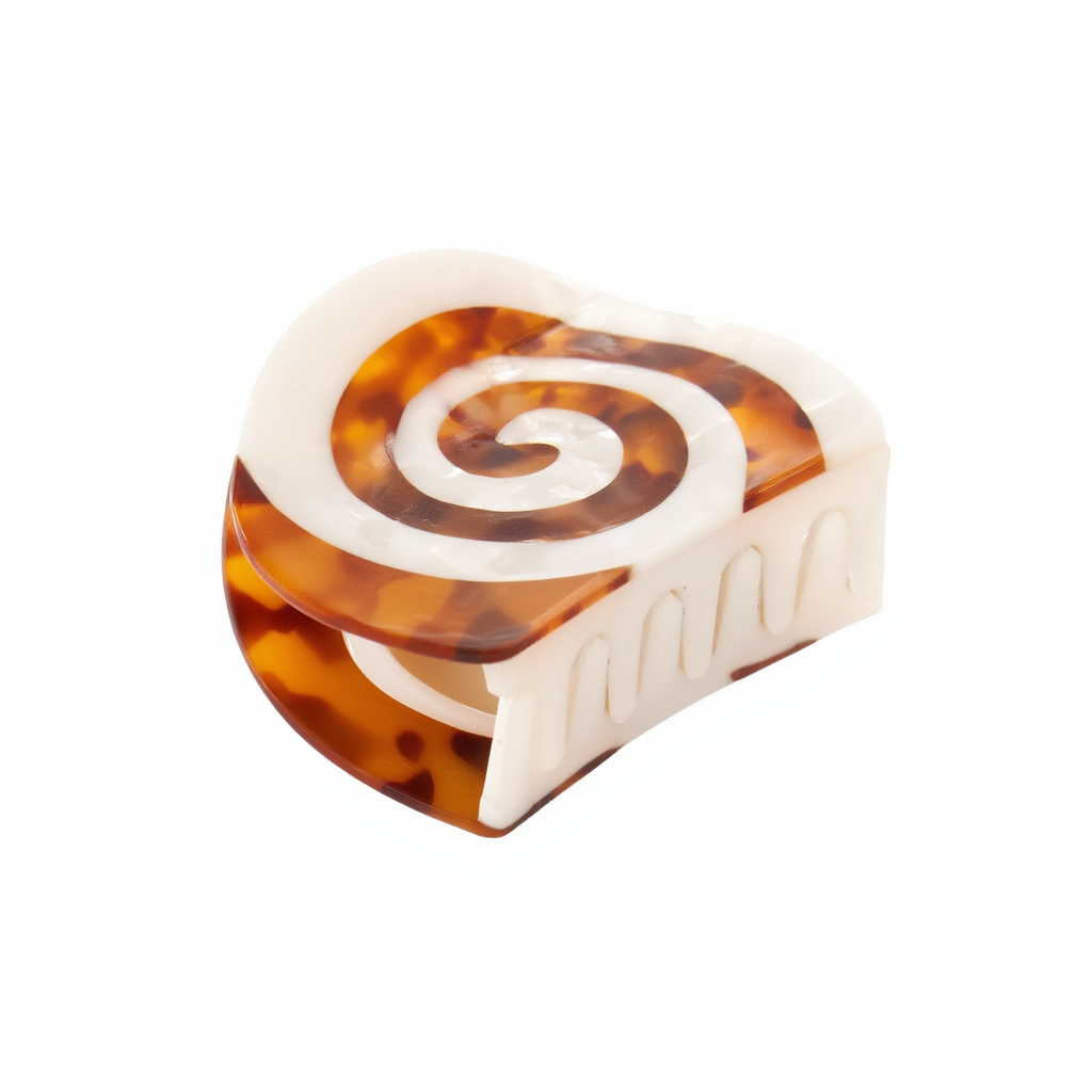 Claw Clip Buns Brown