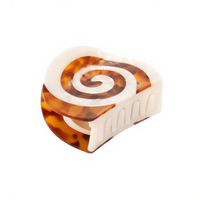 Claw Clip Buns Brown