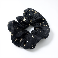 Scrunchie Starry Black