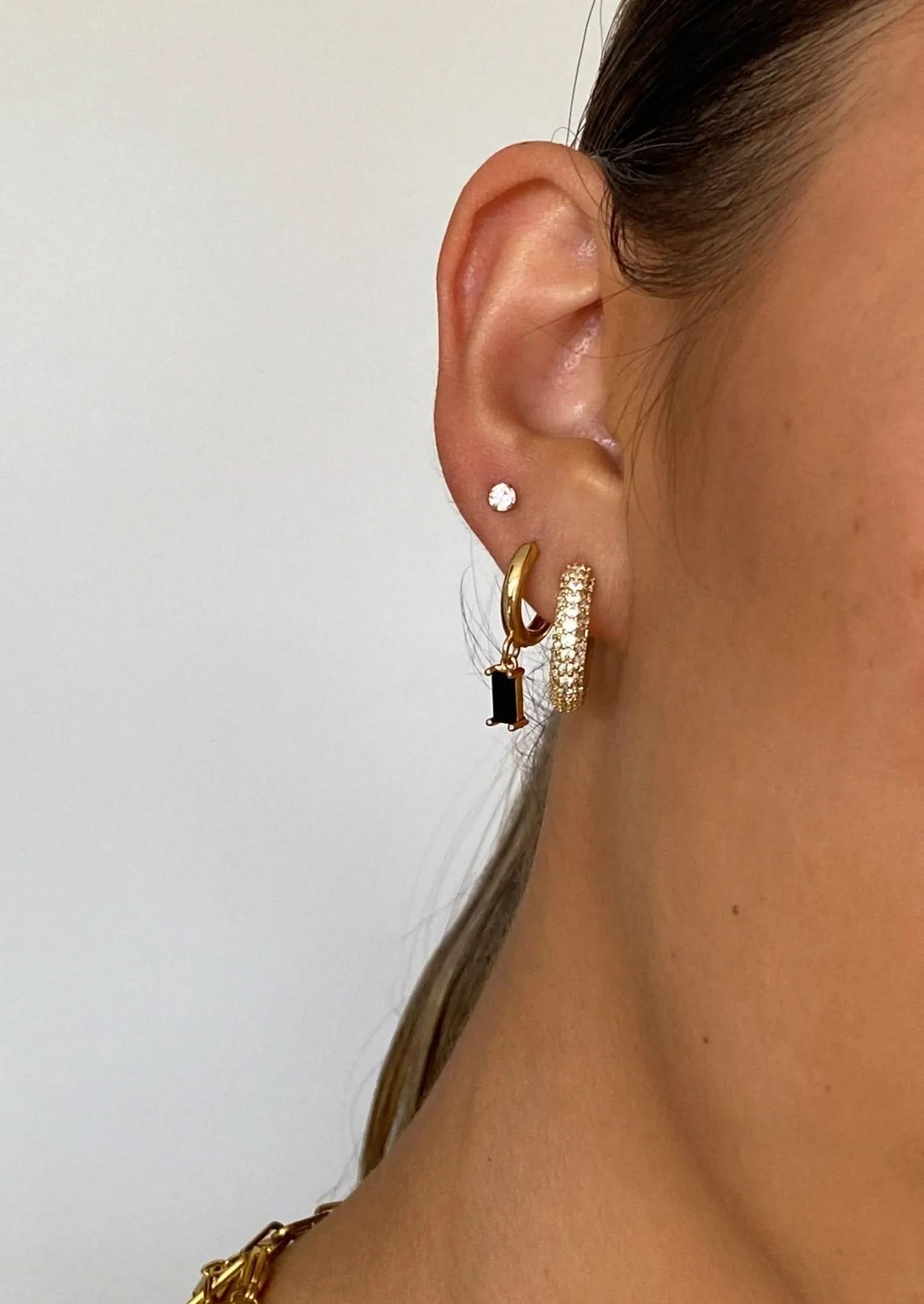 Agni Earrings - Black Onyx - AYUNA
