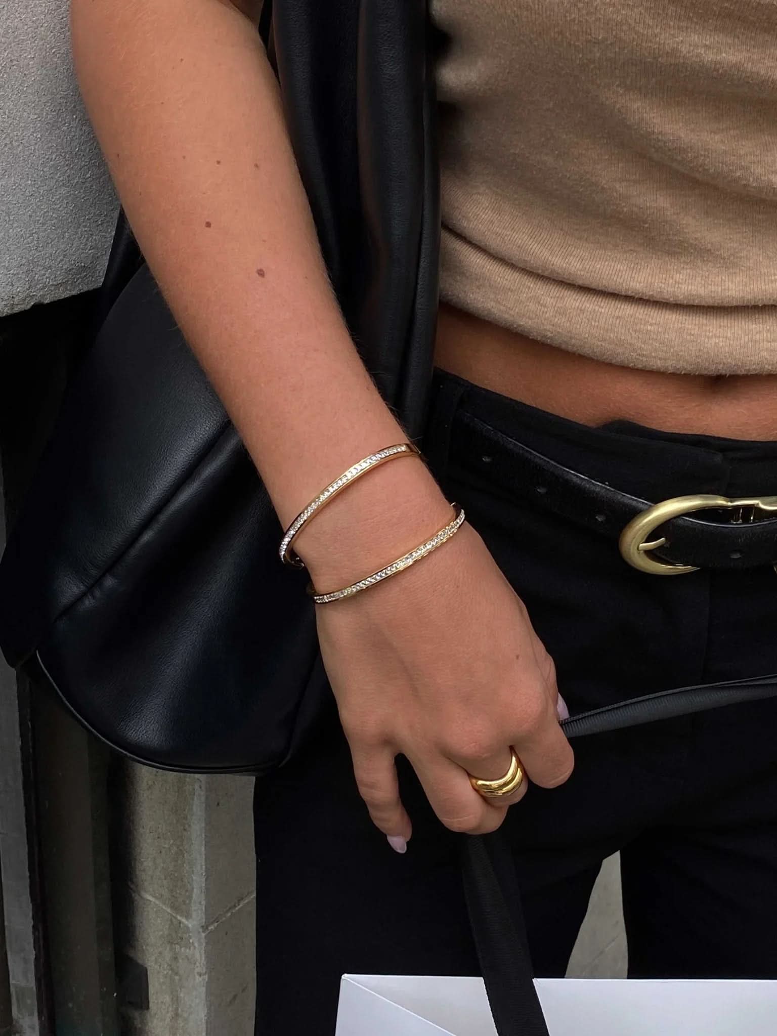 Avery Bangle - Gold - AYUNA