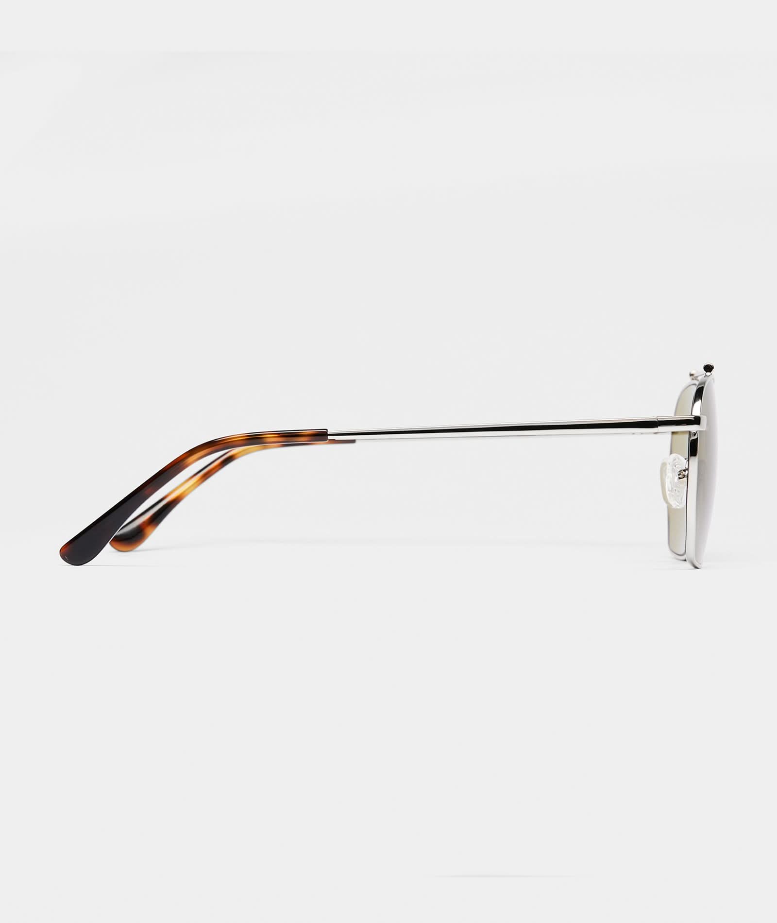 Aviator - Silver/Khaki - AYUNA