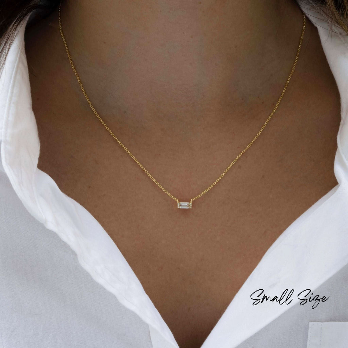 Baguette Necklace - AYUNA