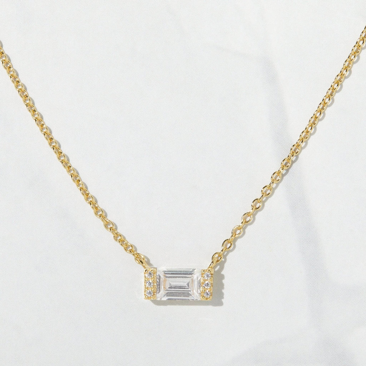 Baguette Necklace - AYUNA