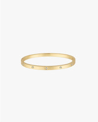 Blanca Bangle Thin Band - Gold - AYUNA