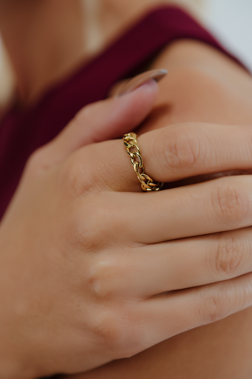 Chain Ring - Gold