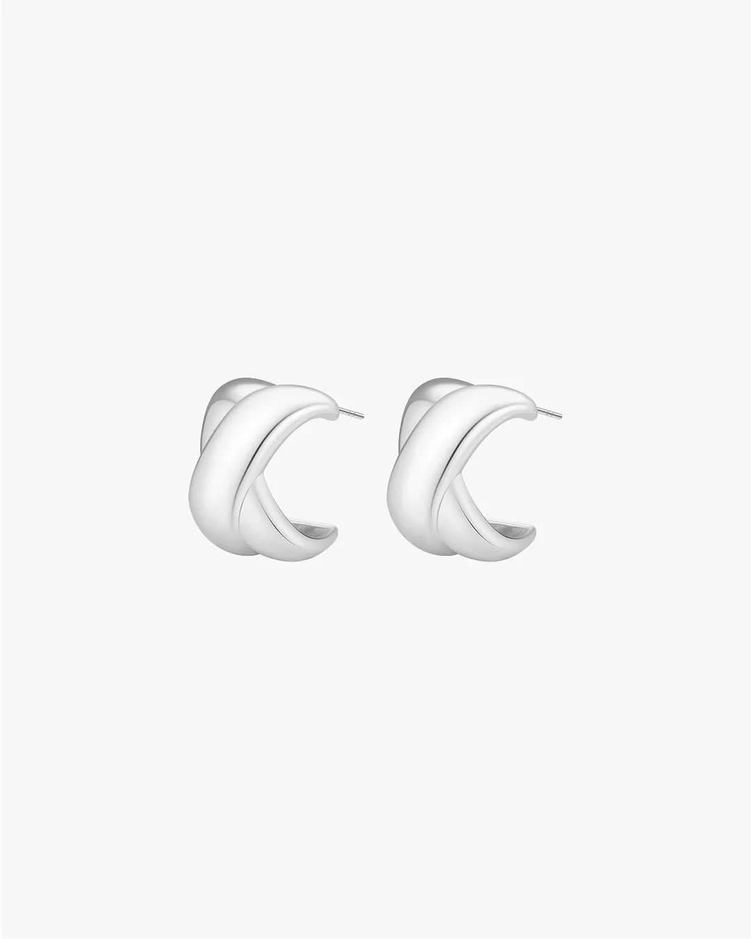 Chelsea Hoops - Silver - AYUNA