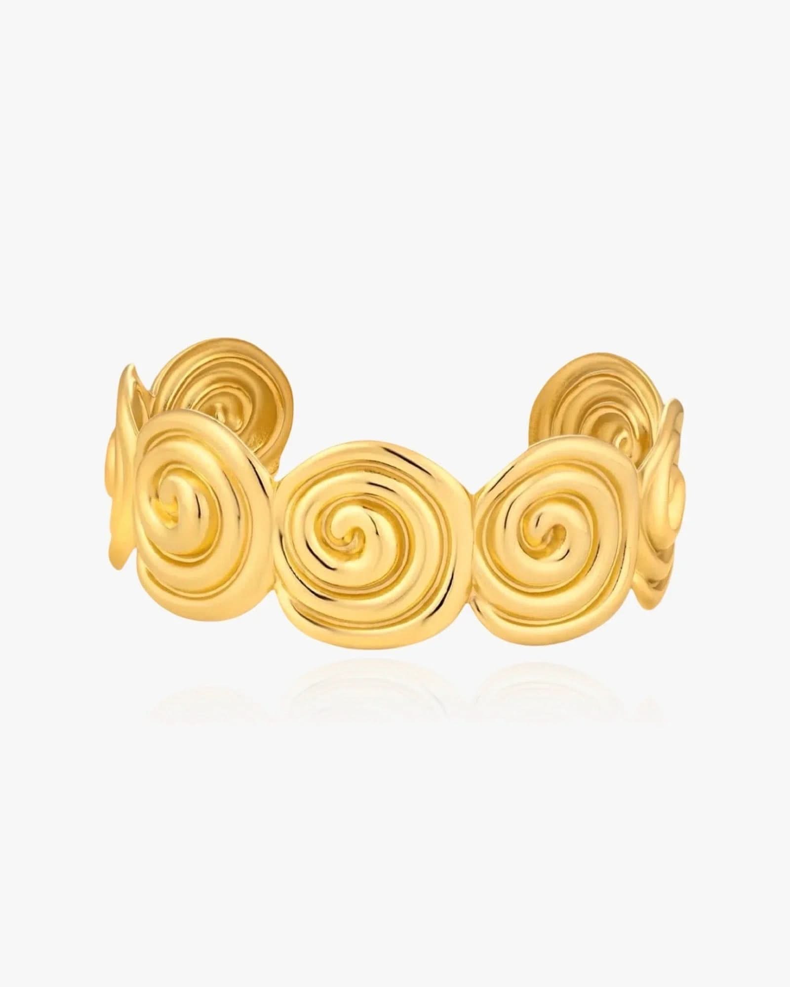 Chunky Spiral Wrap Bracelet - AYUNA