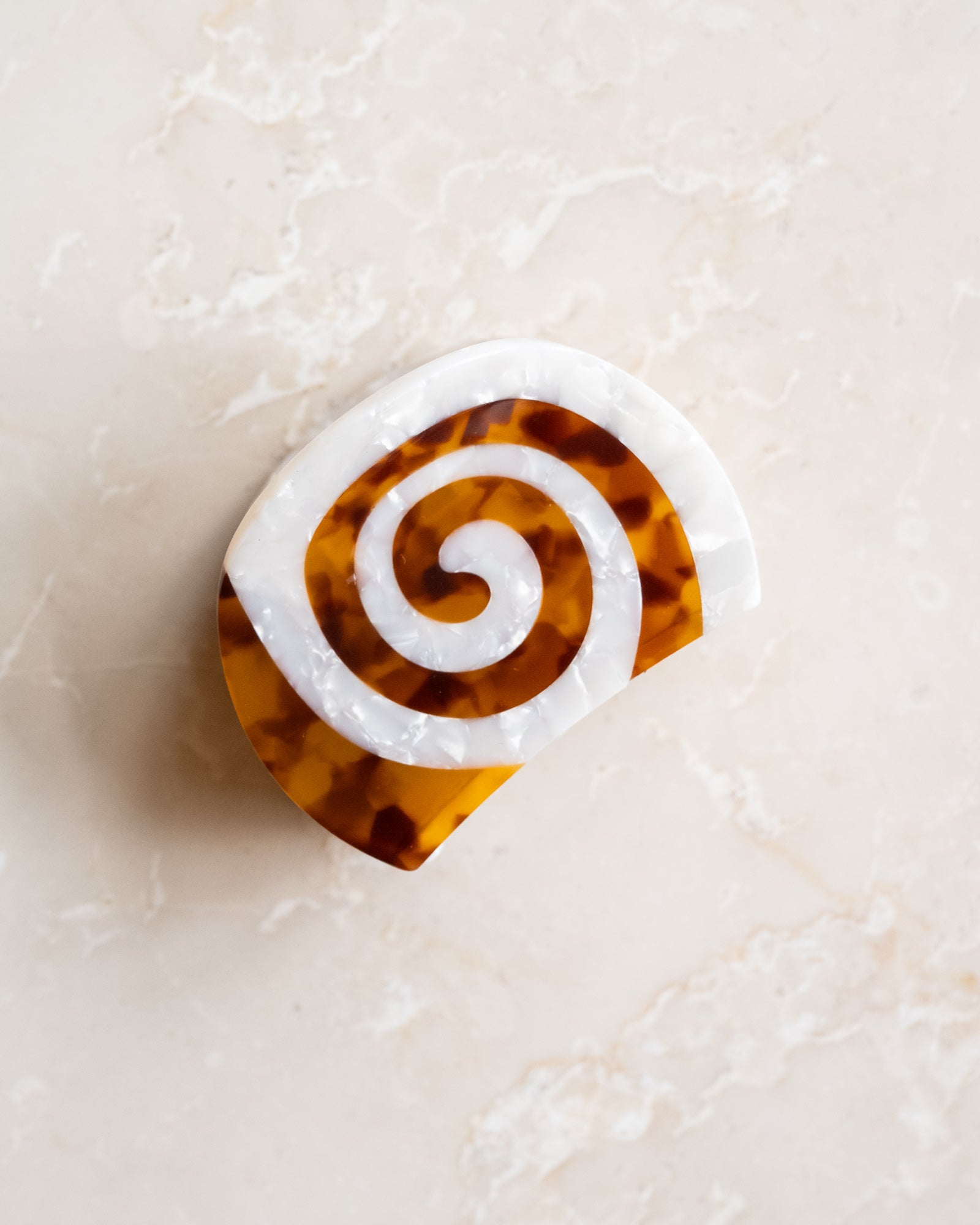 Claw Clip Buns Brown