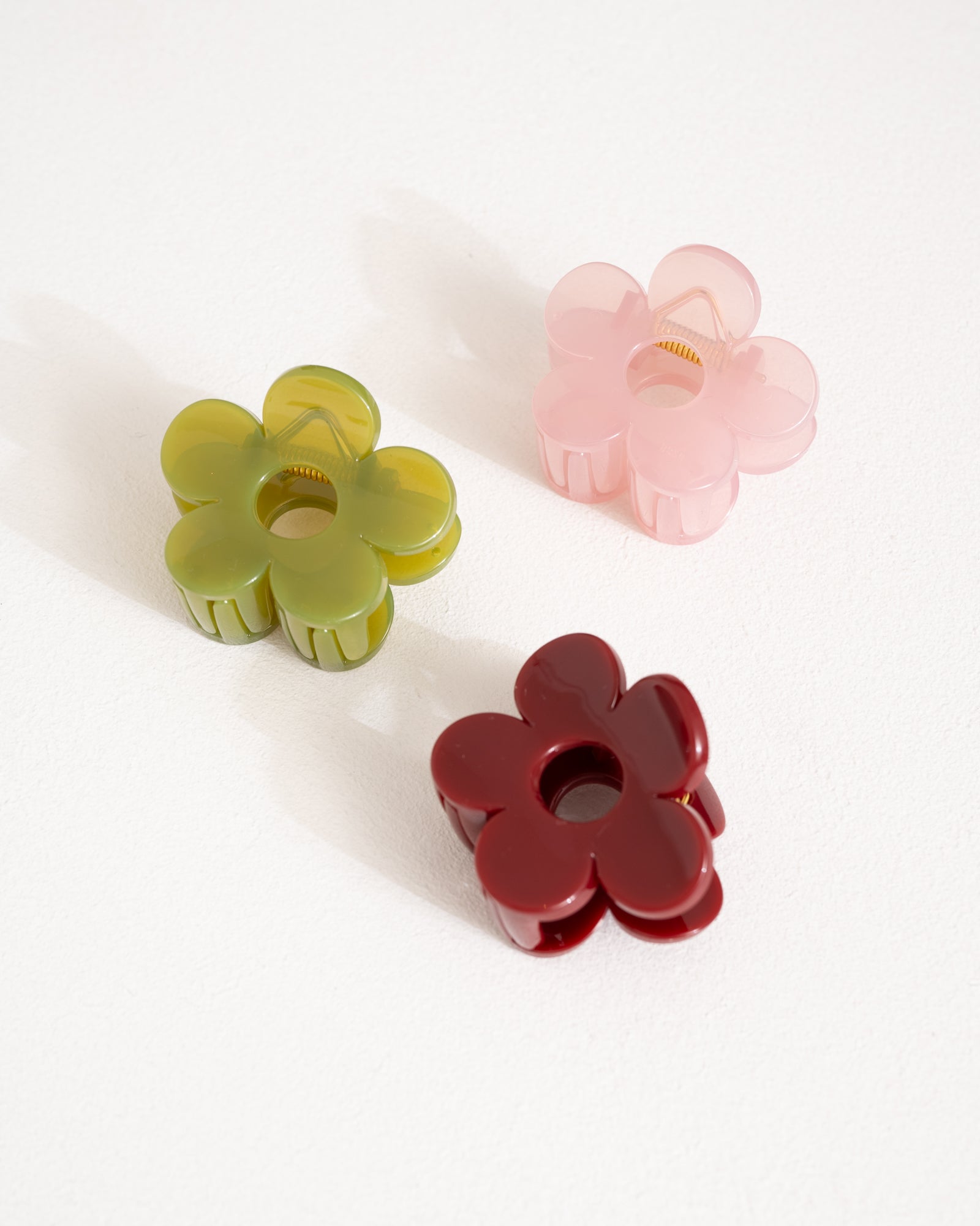 Claw Clip Flower Light Pink