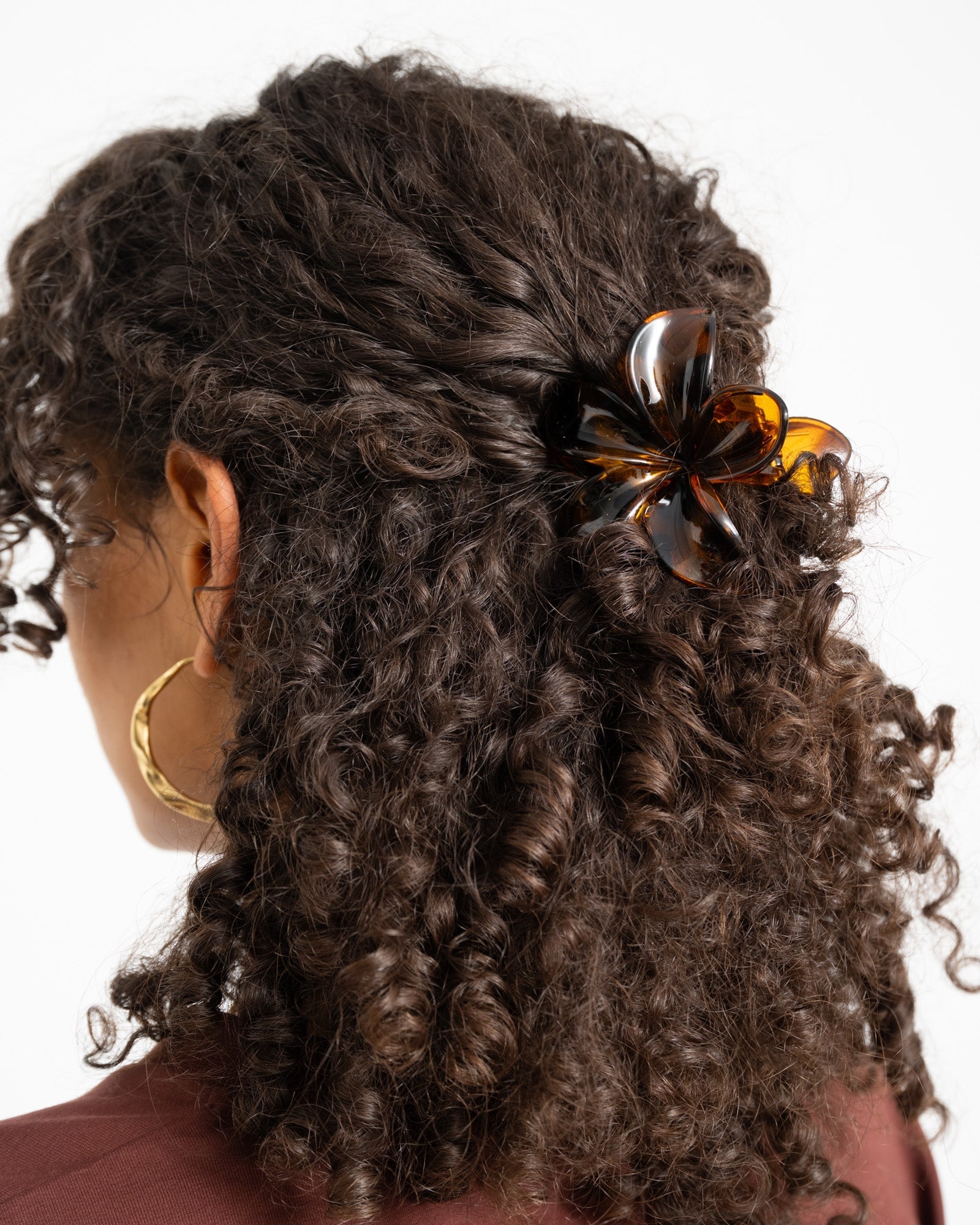 Claw Clip Flower Yellow