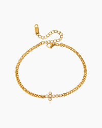 Crystal Cross Bracelet - AYUNA
