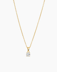 Cushion Diamond Necklace - AYUNA