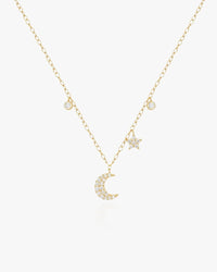 Dainty Moon Necklace - AYUNA