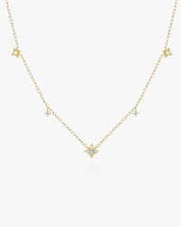 Dainty Necklace with Stars - AYUNA