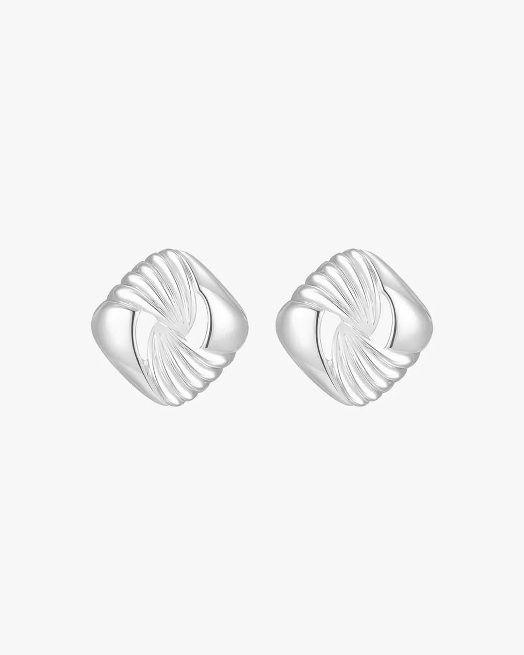 Gaia Earrings - Silver - AYUNA