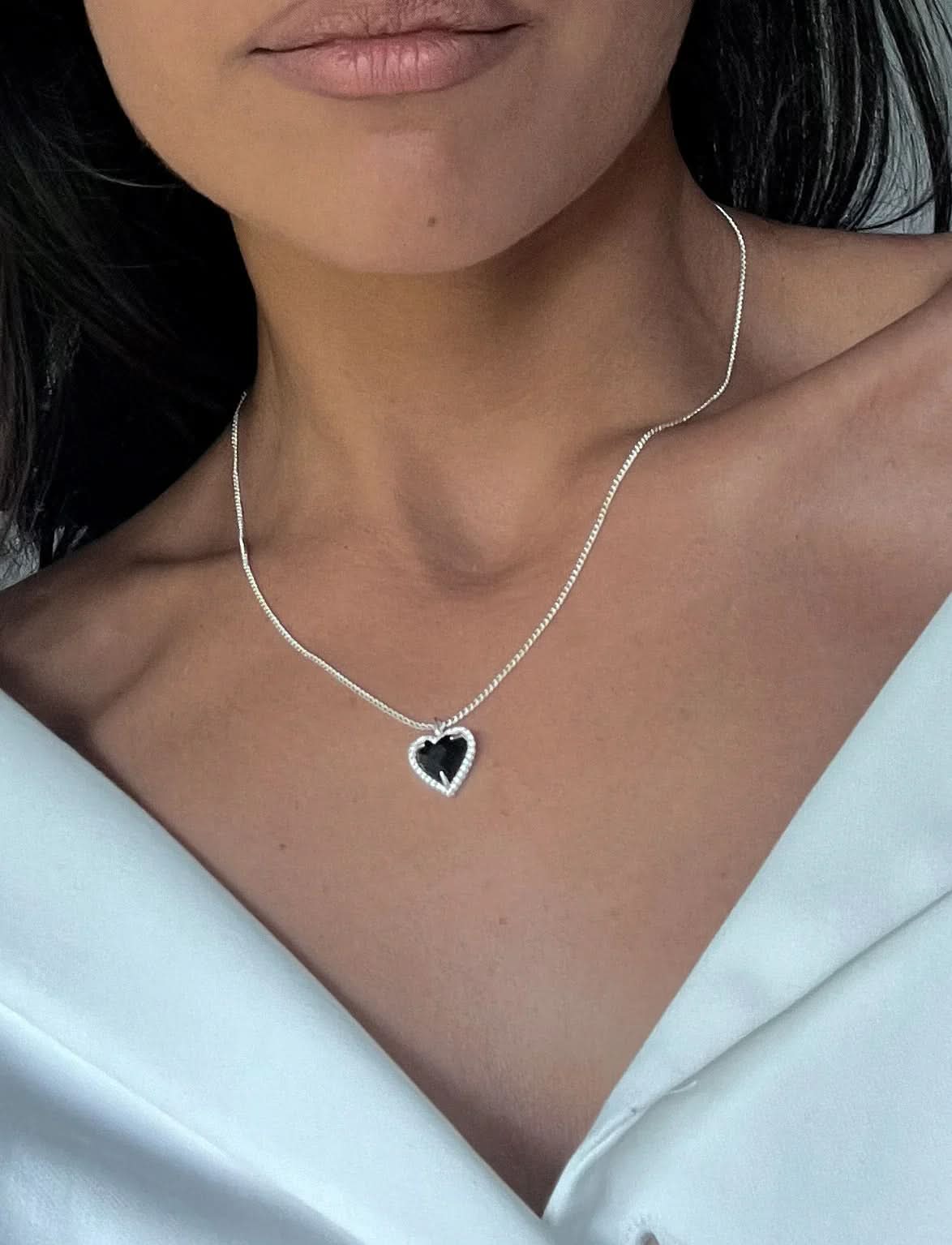 Gina Necklace - Silver - AYUNA